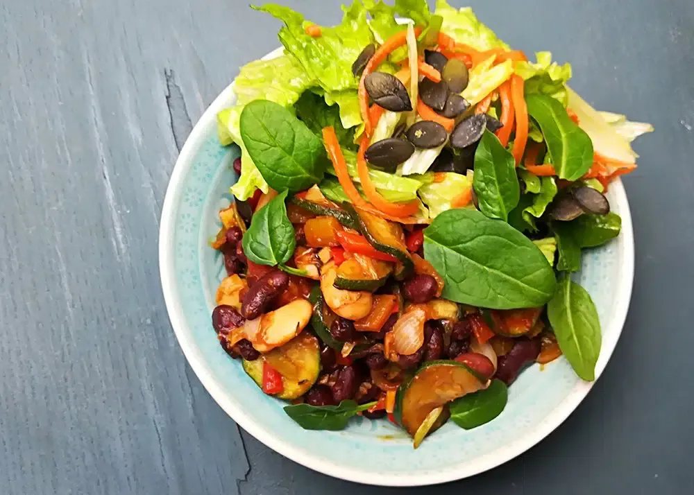 Bohnen-Gemüse-Pfanne