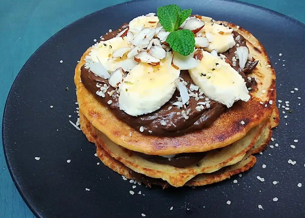 Pfannkuchen - MIT SCHOKOCREME & BANANE