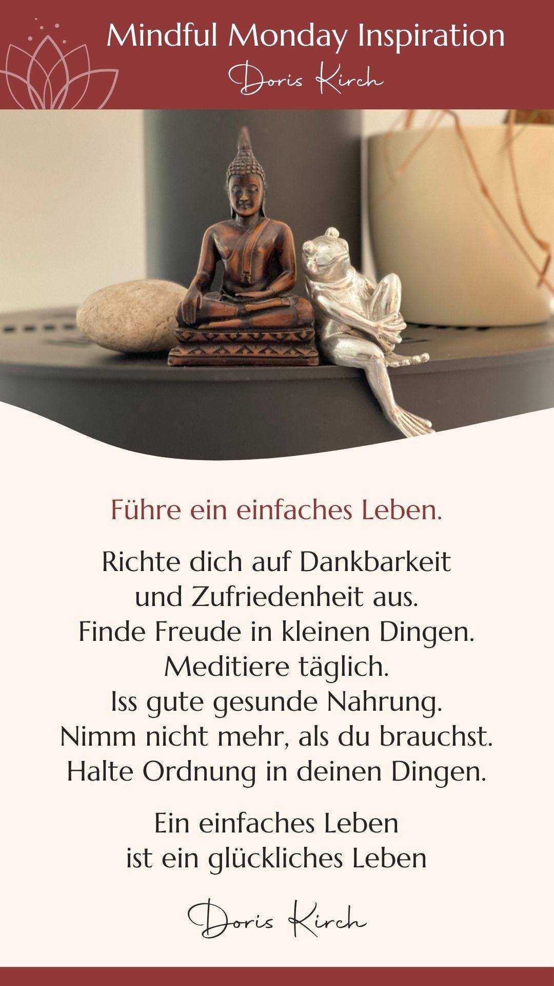 Mindful Monday Inspiration | Doris Kirch