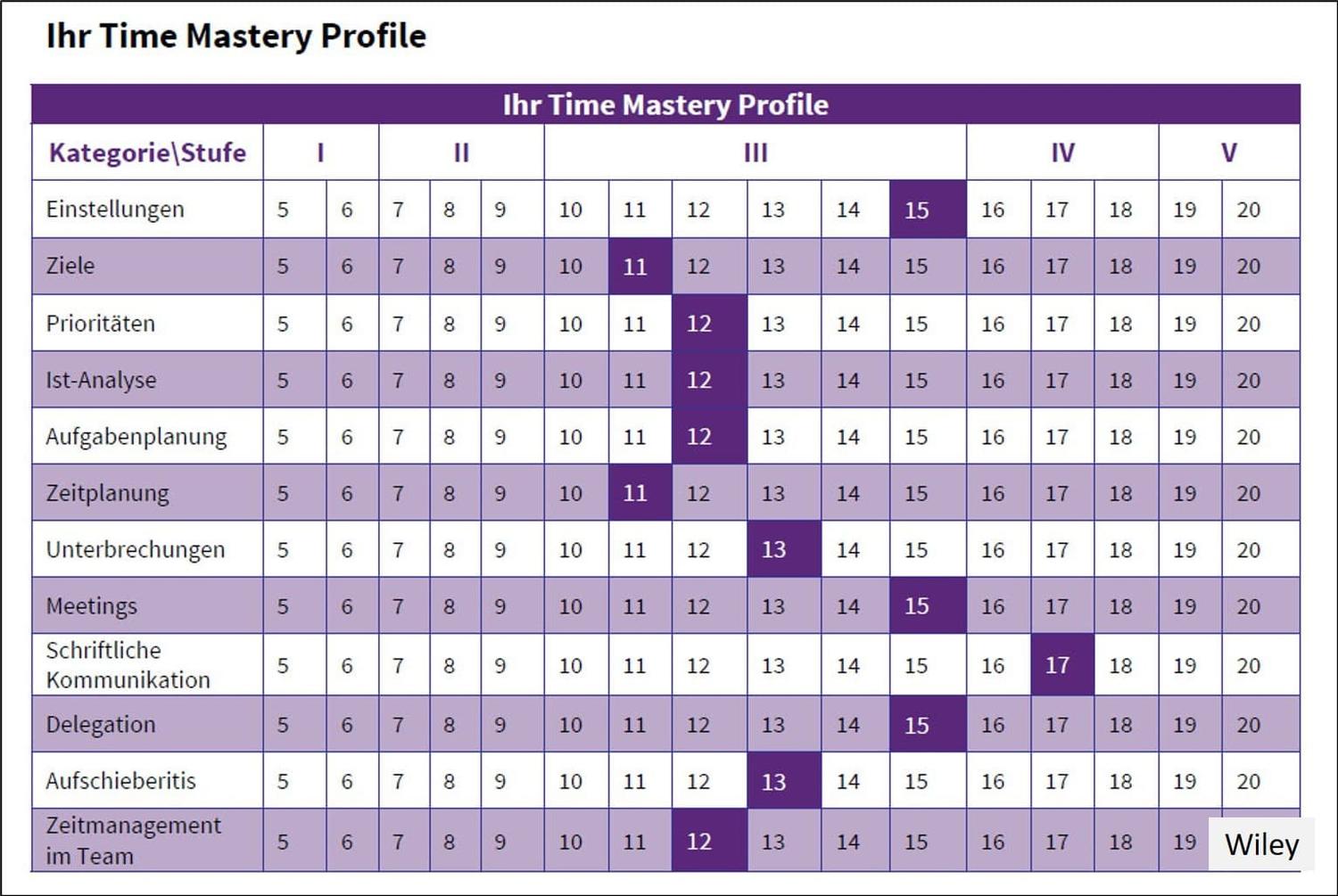 Time Mastery Profile