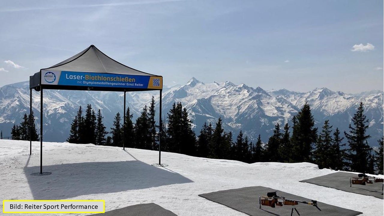 Bei uns natürlich ohne Schnee...