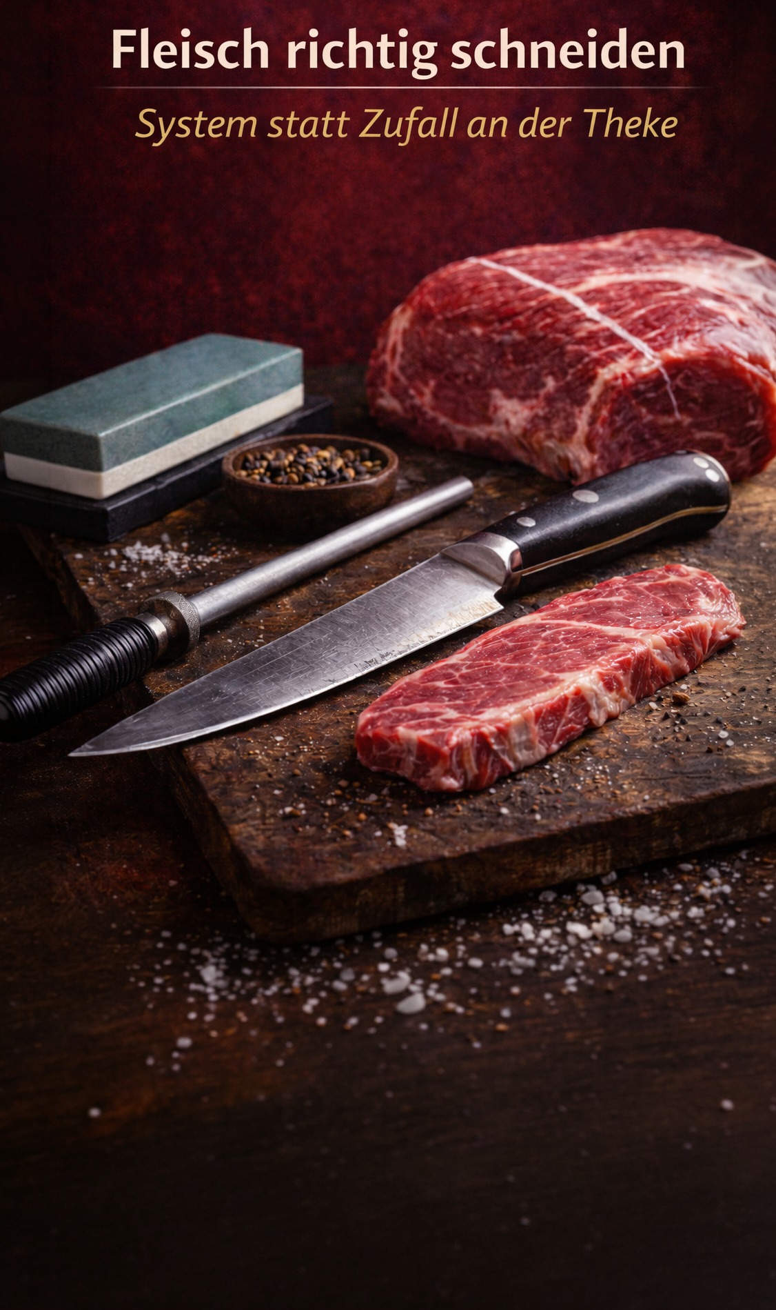 Fleisch richtig schneiden – Schnitttechnik im LEH mit Jörg Erchinger