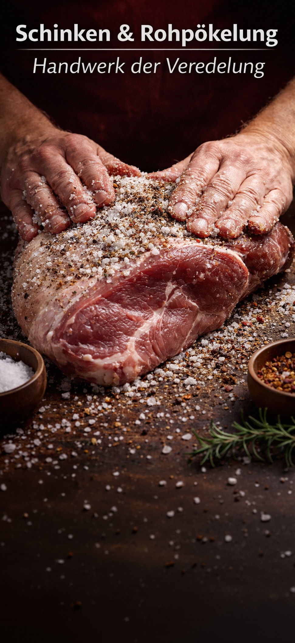 Schinken & Rohpökelung – Handwerk der Veredelung, Blended Learning