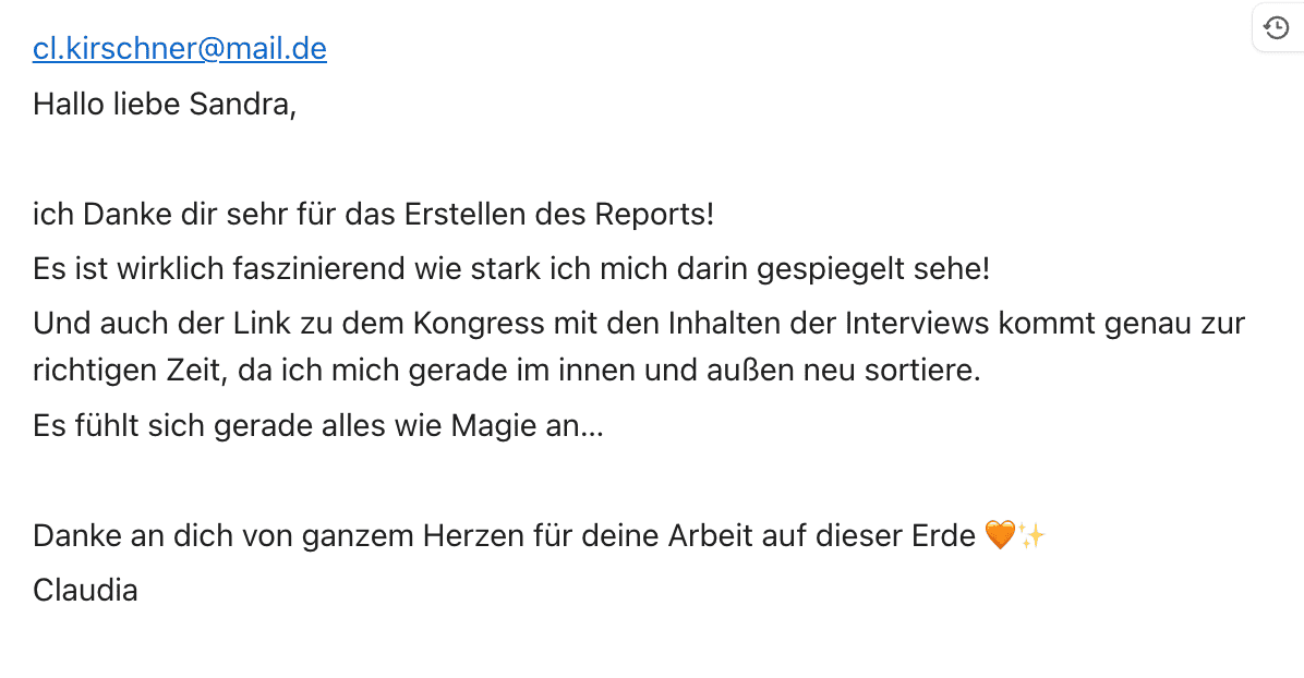 Soul Plan Report Feedback Sandra Hirsch