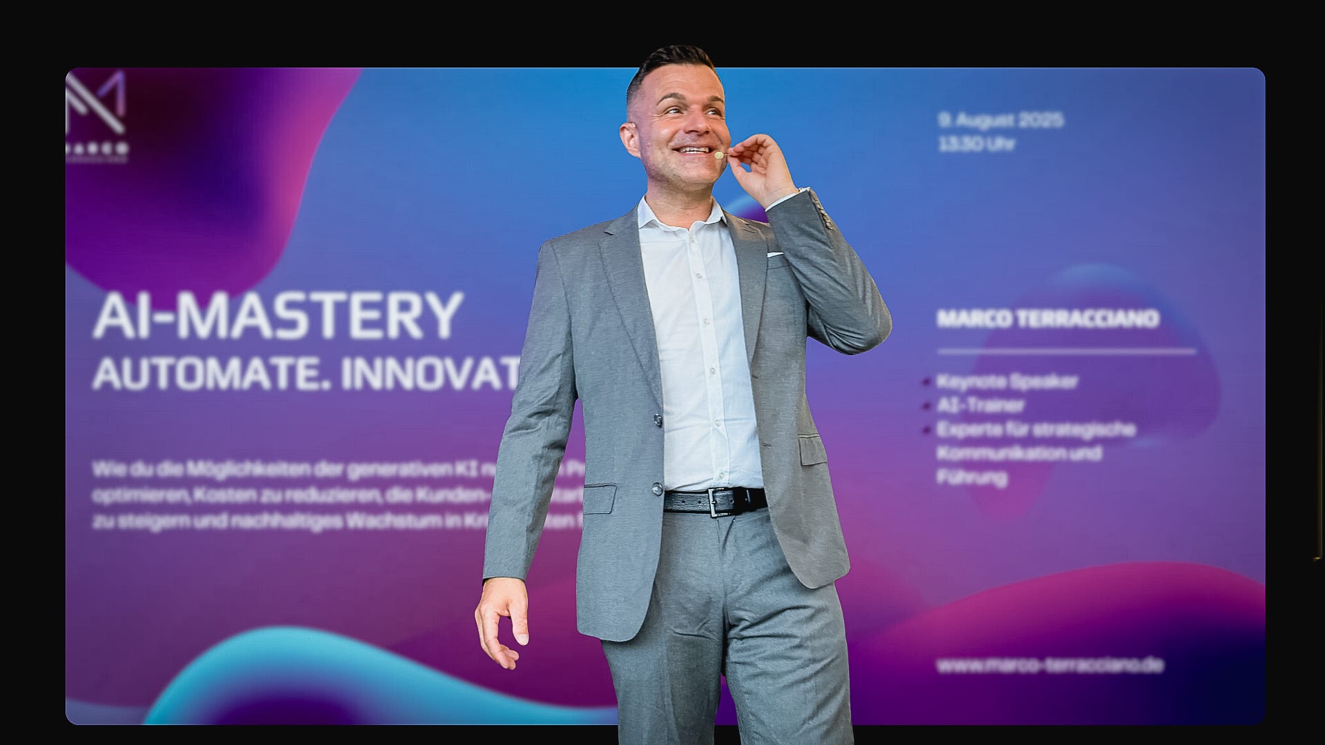 Marco Terracciano I Der Dozent