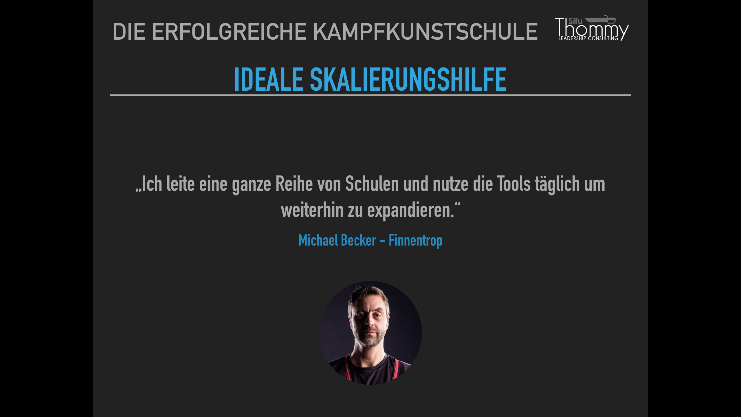 Testimonial Michael Becker