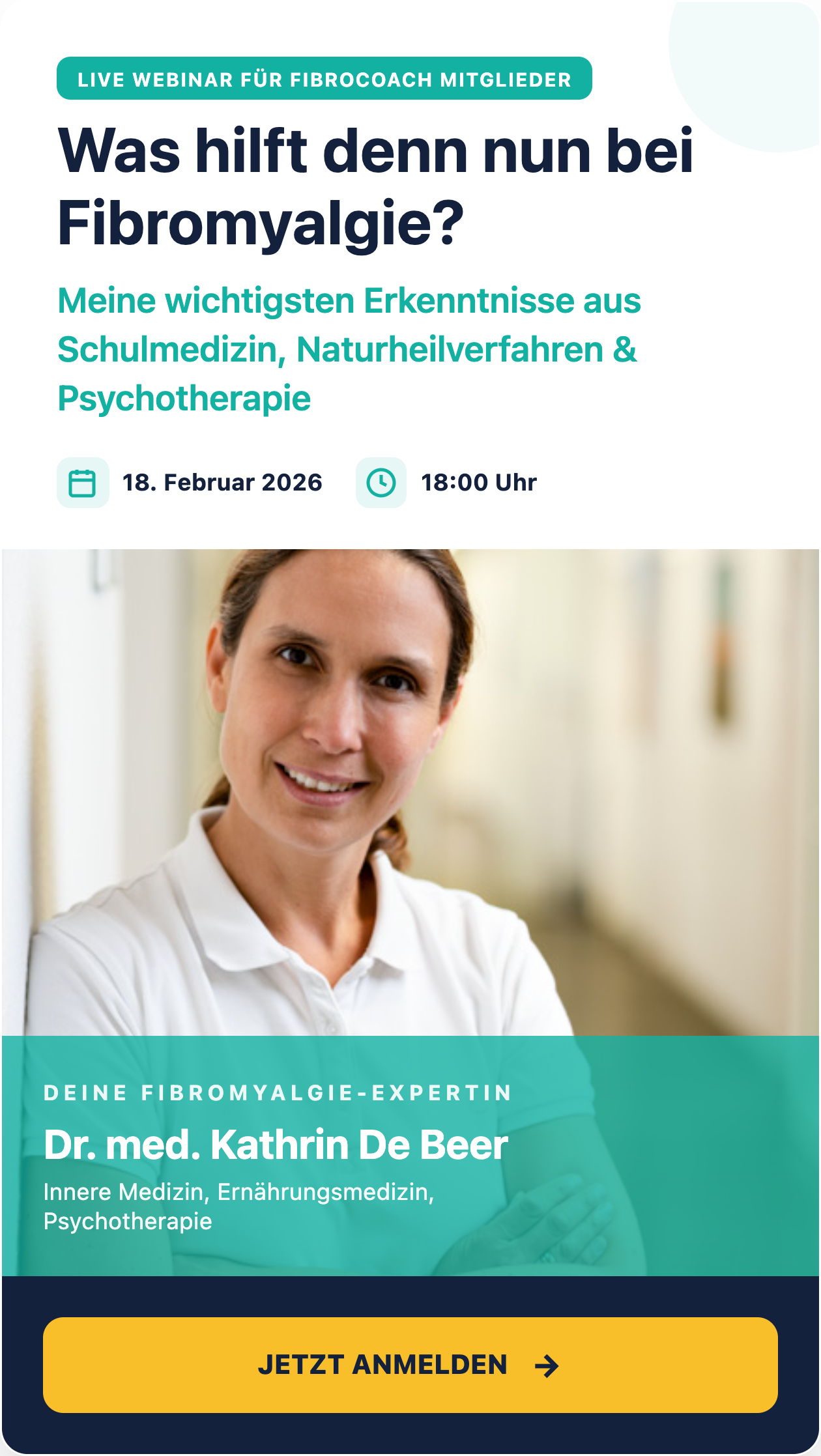 Vorteile der FibroCoach Mitgliedschaft – Live Events, Videos, Community und Wissen