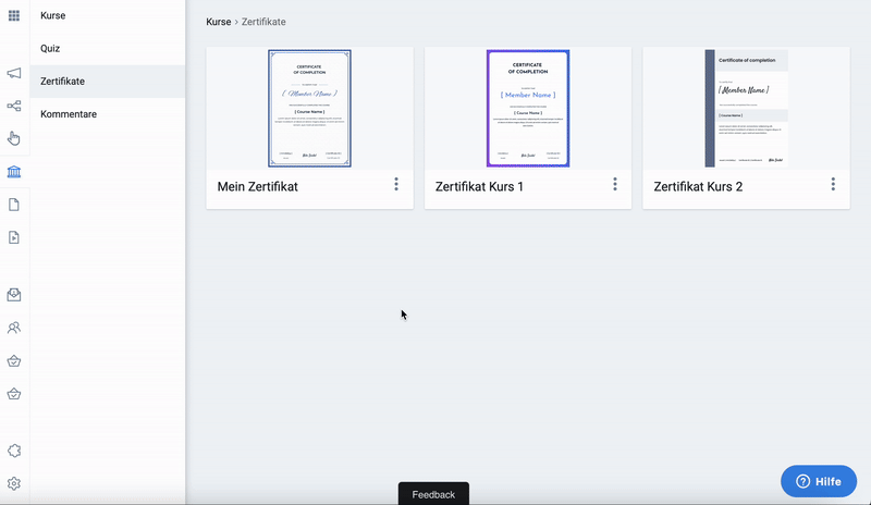 Digibiz24 Zertifikate