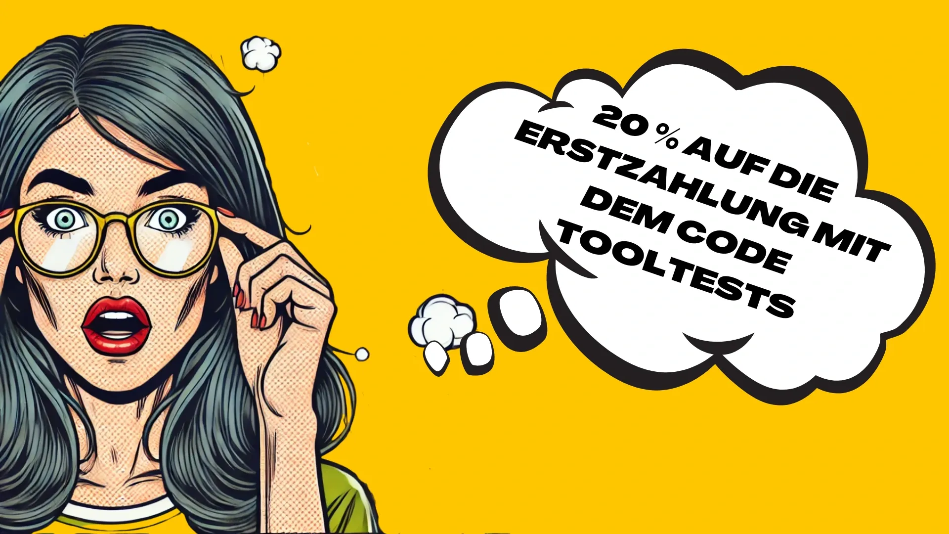 20 % auf die Erstzahlung mit dem Code Tooltests