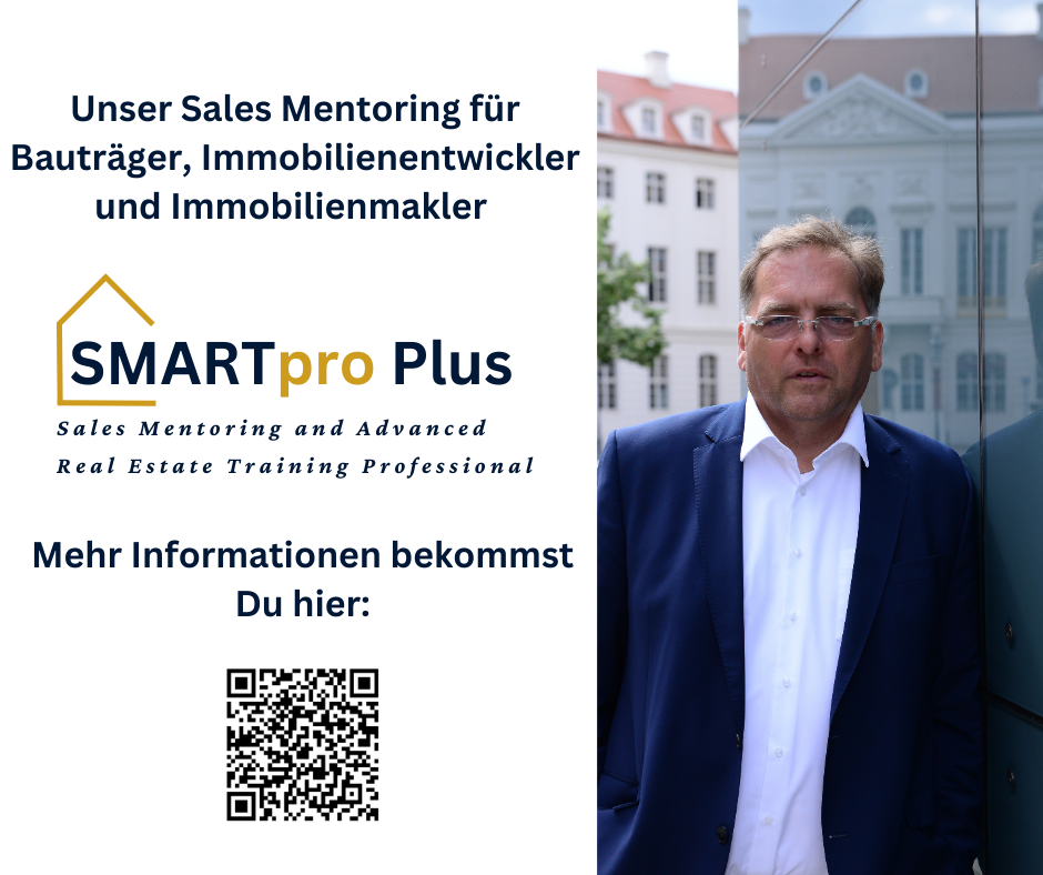 Sales Mentoring für Bauträger, Immobilienentwickler und Immobilienmakler die  ihren Umsatz skalieren wollen