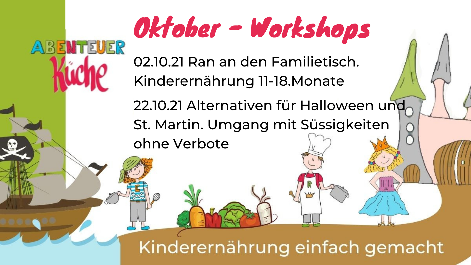 Workshops im Oktober