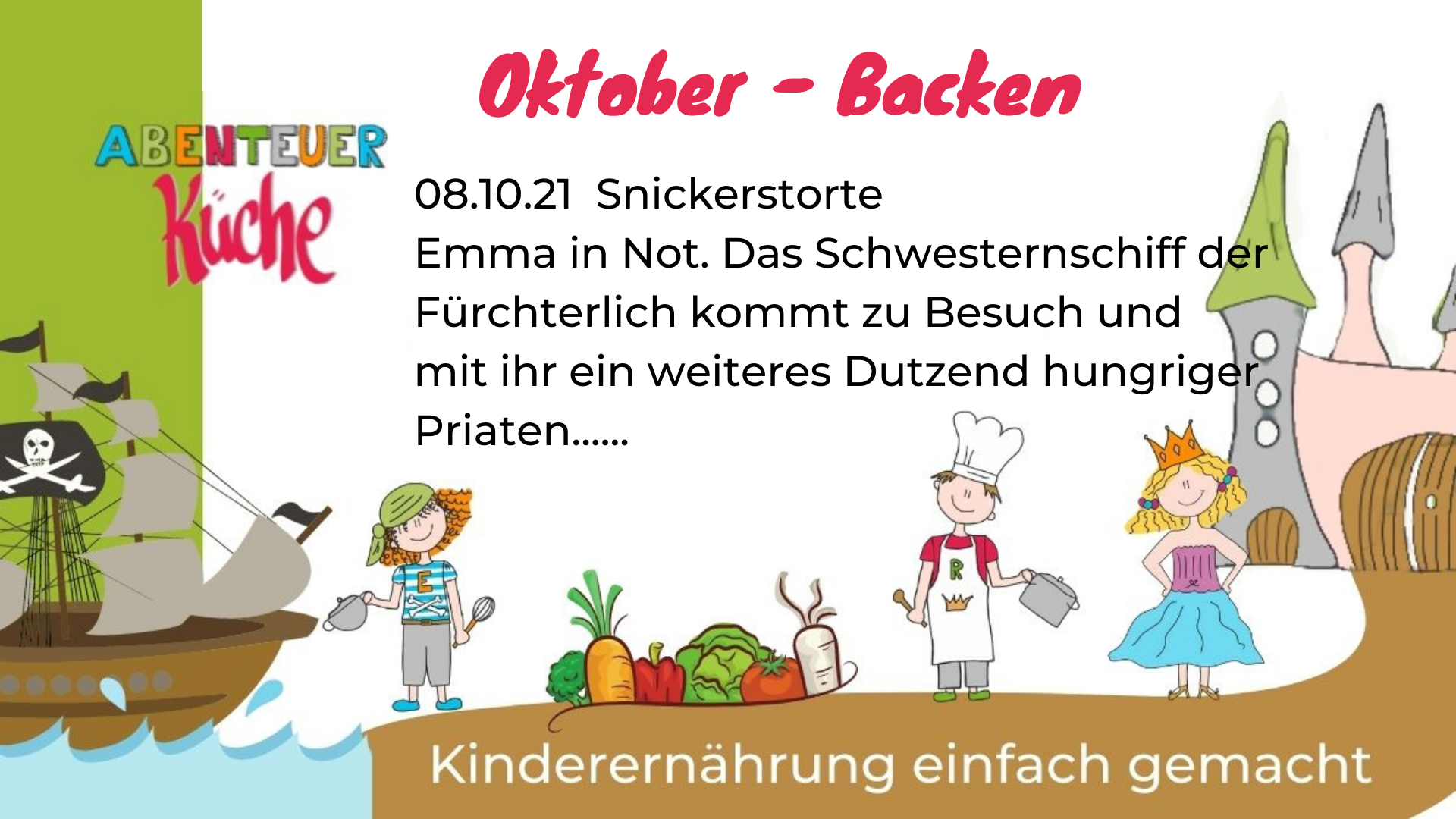 Gemeinsames Backen im Oktober