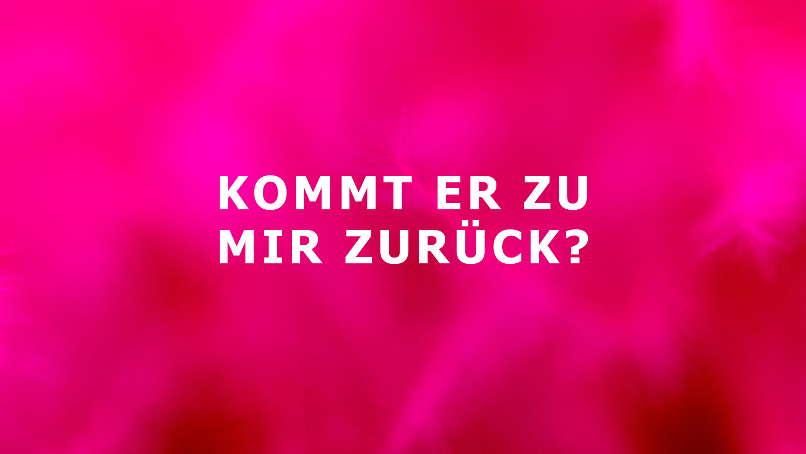 Trennung & Herzschmerz