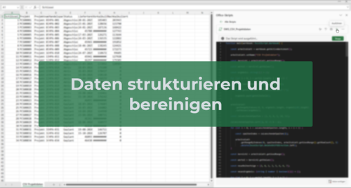 2. Datenstrukturierung und Datenbereinigung