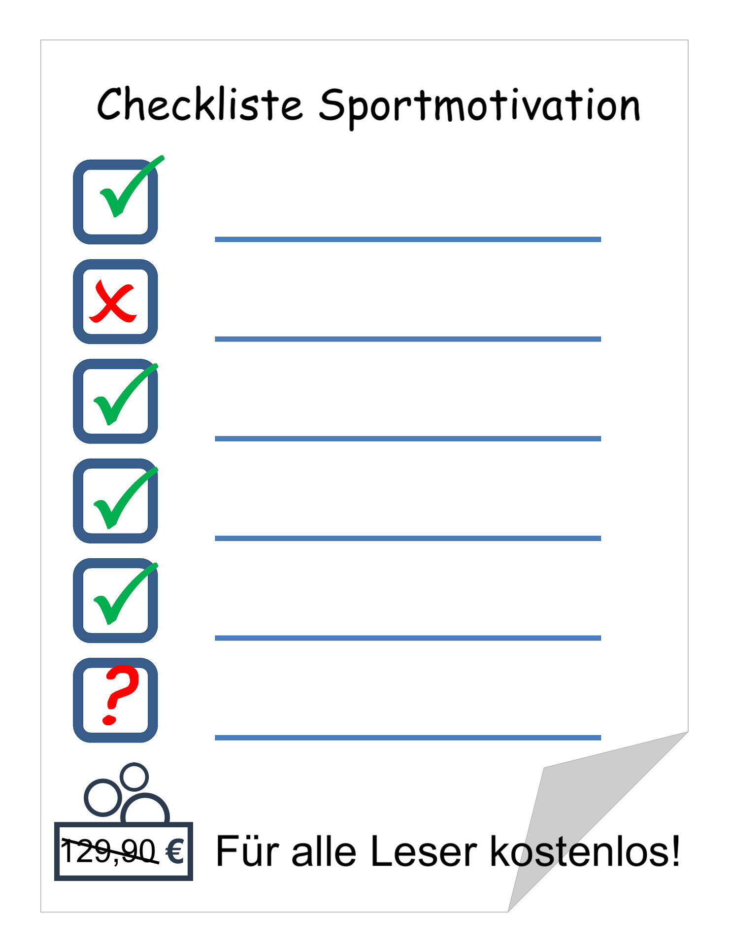 Checkliste Sportmotivation