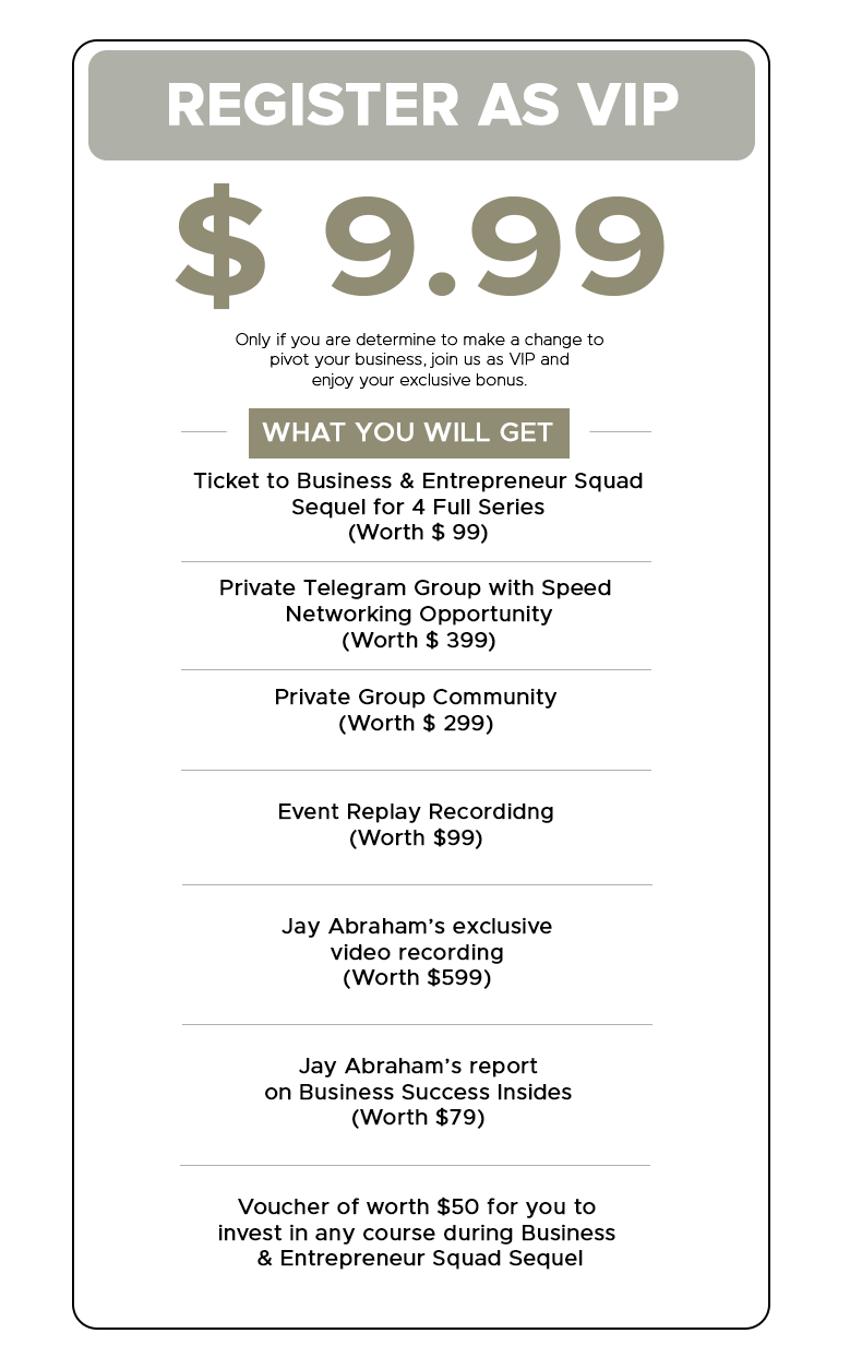 Succeed In Business & Entrepreneurship - VIP