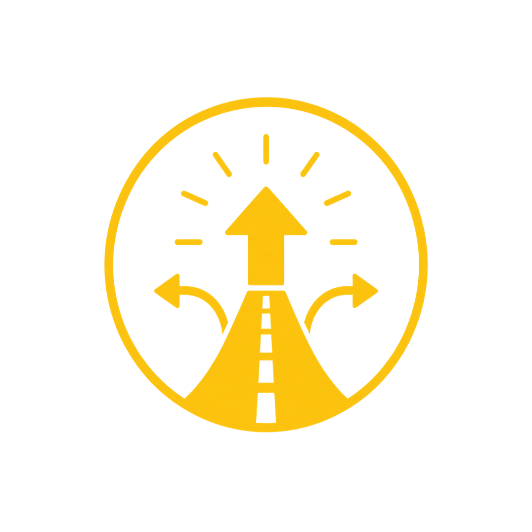 Business direction icon