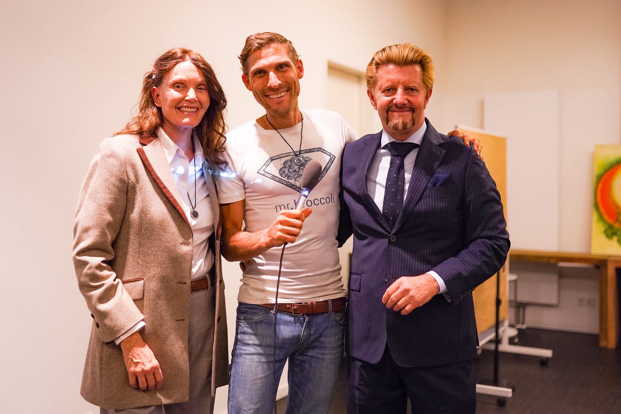 Brian Clement und Anna Maria Clement mit Christian Wenzel Berlin 2019