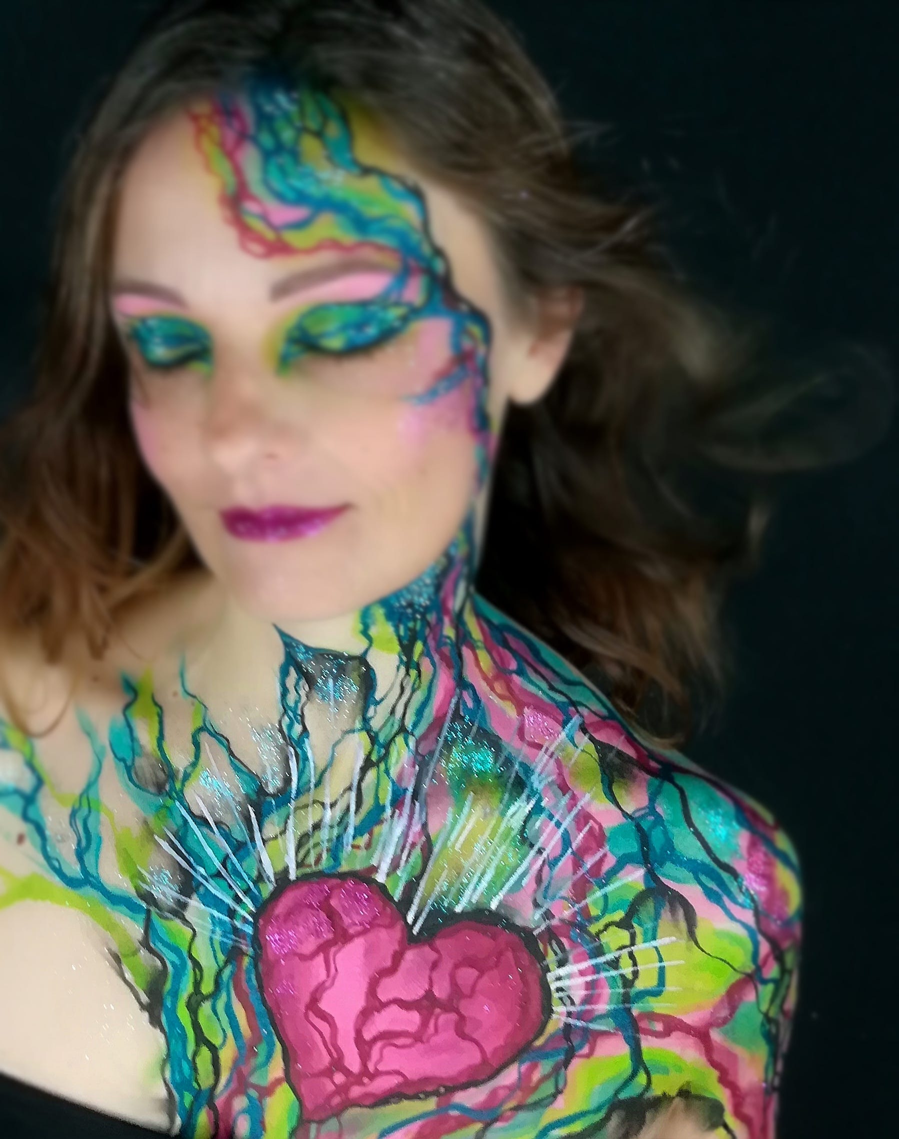 Manchmal sollten wir unsere Augen schließen, um mit dem Herzen zu sehen.