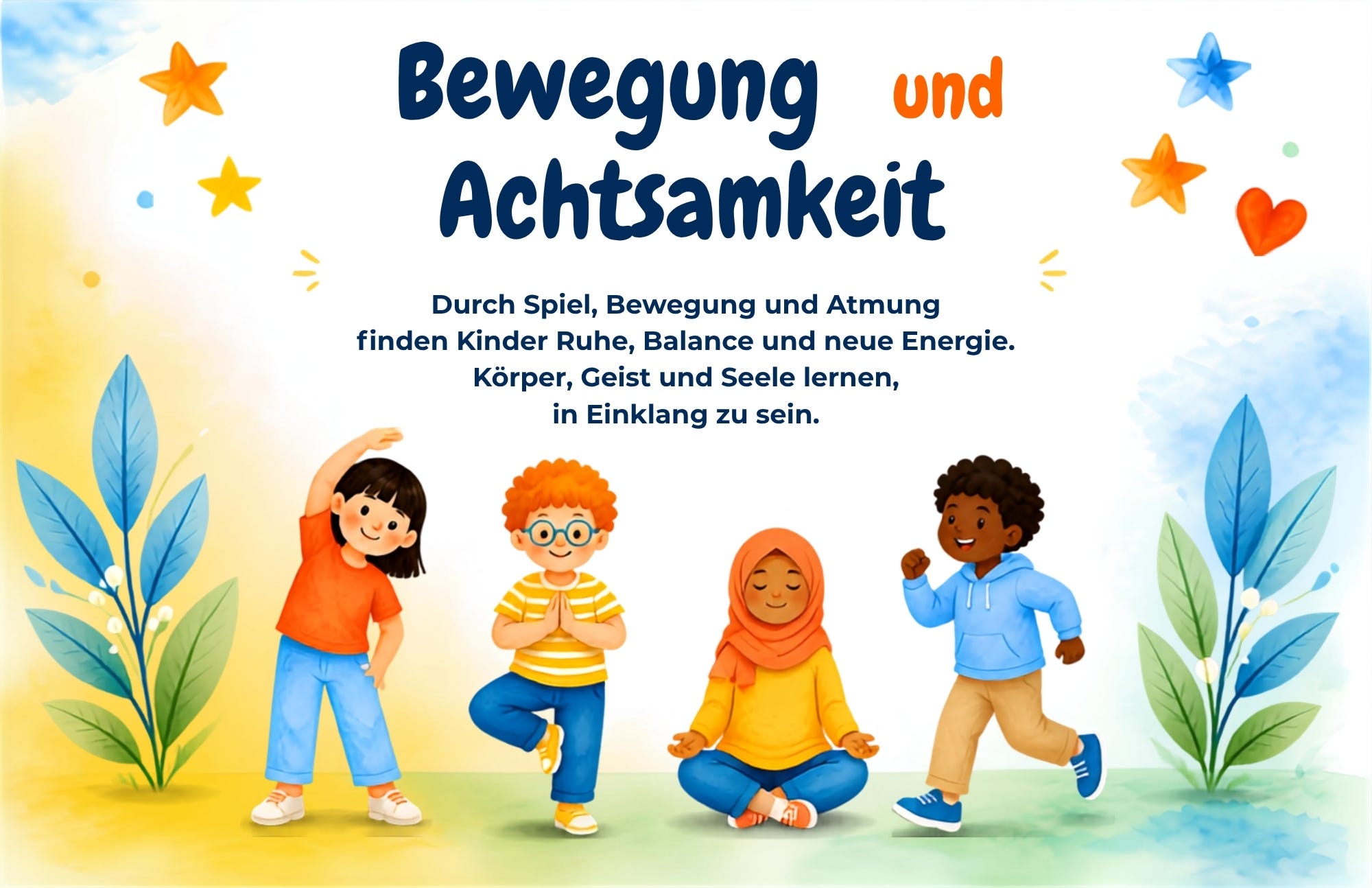 Bewegung, Achtsamkeit, Atmung