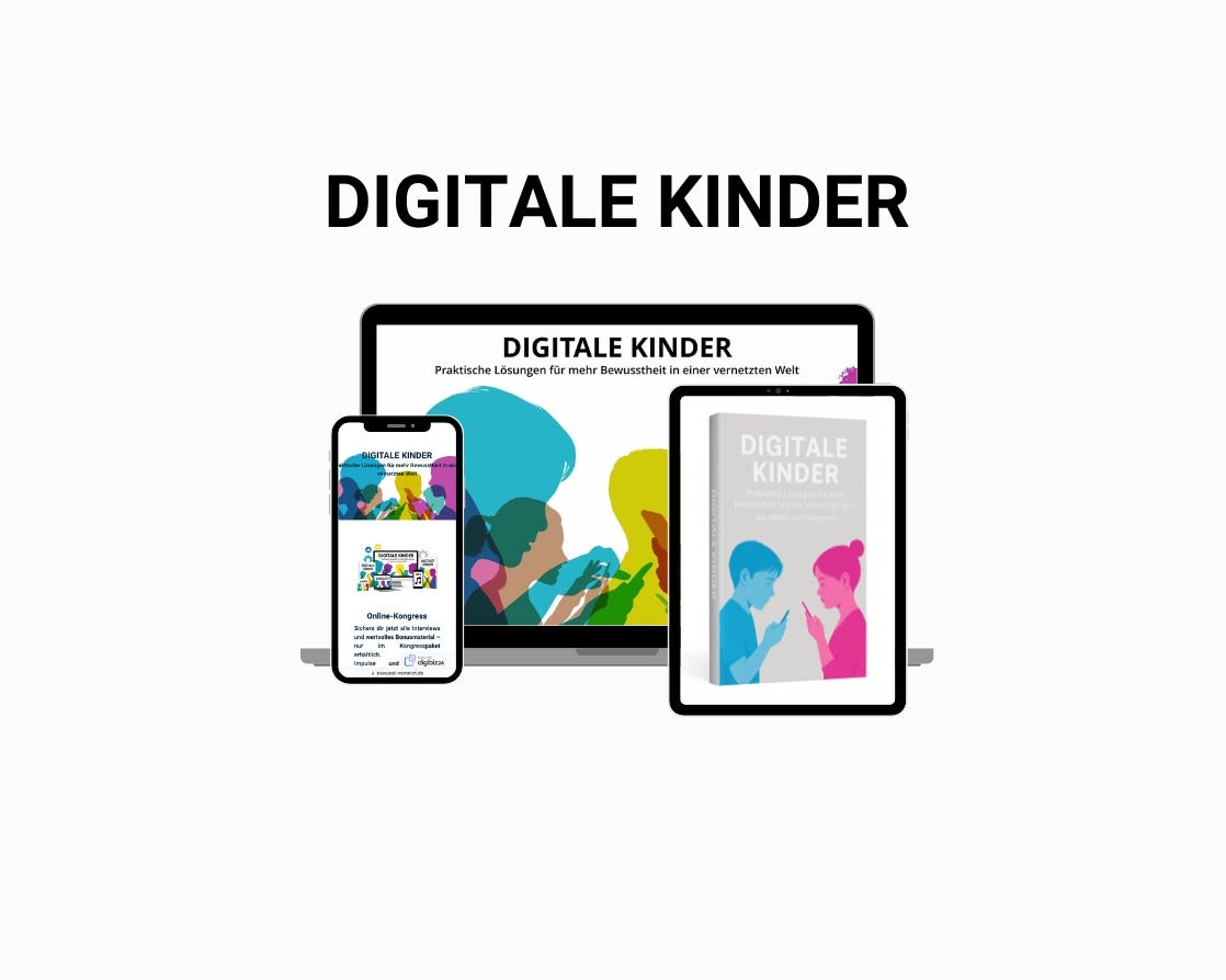 Mock-up des Kongresspakets Digitale Kinder