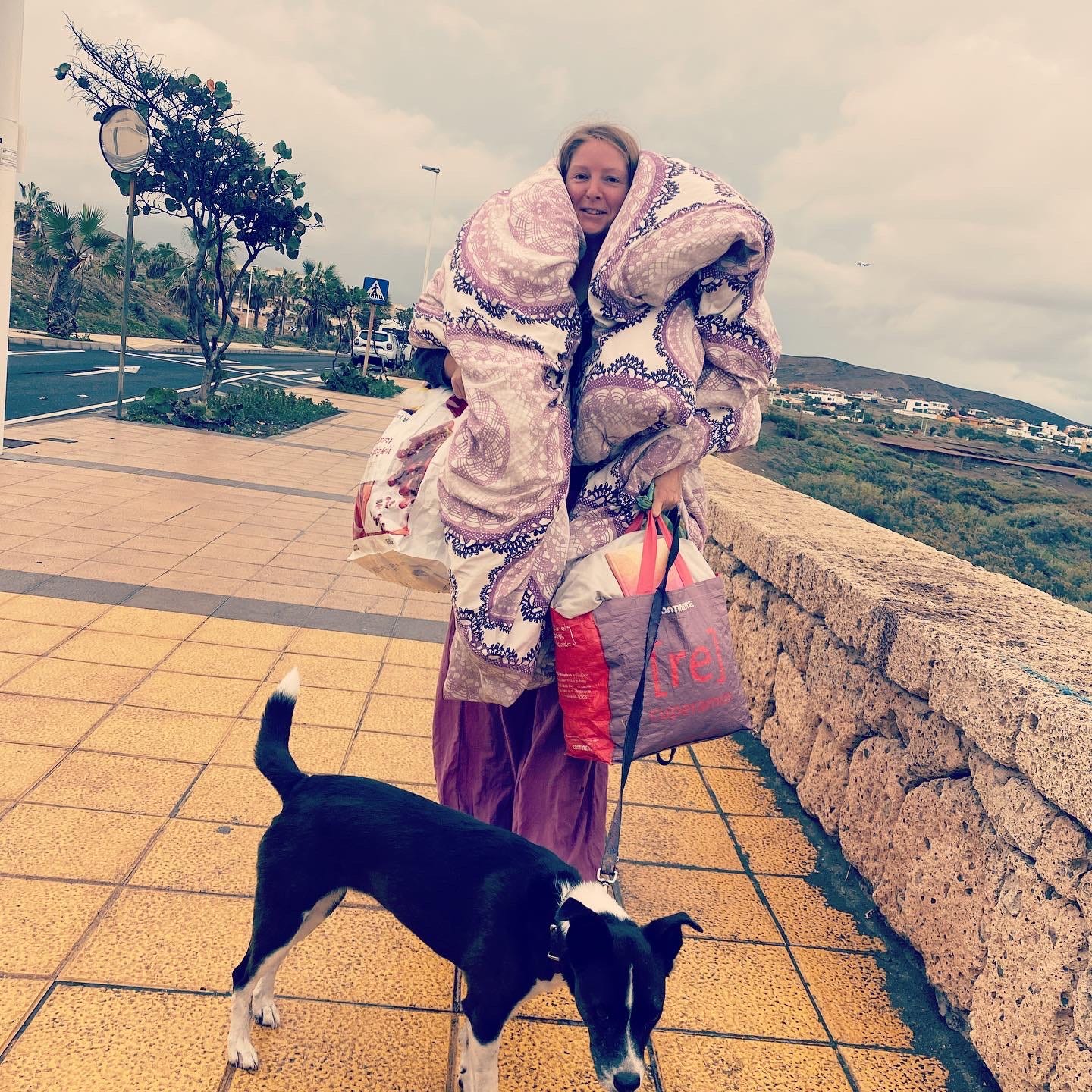 Justus, sein Cousin und die Omi gemeinsam im Urlaub in der Lüneburger Heide