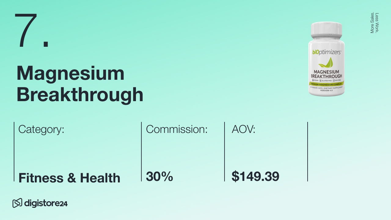 Magnesium Breakthrough Digistore24