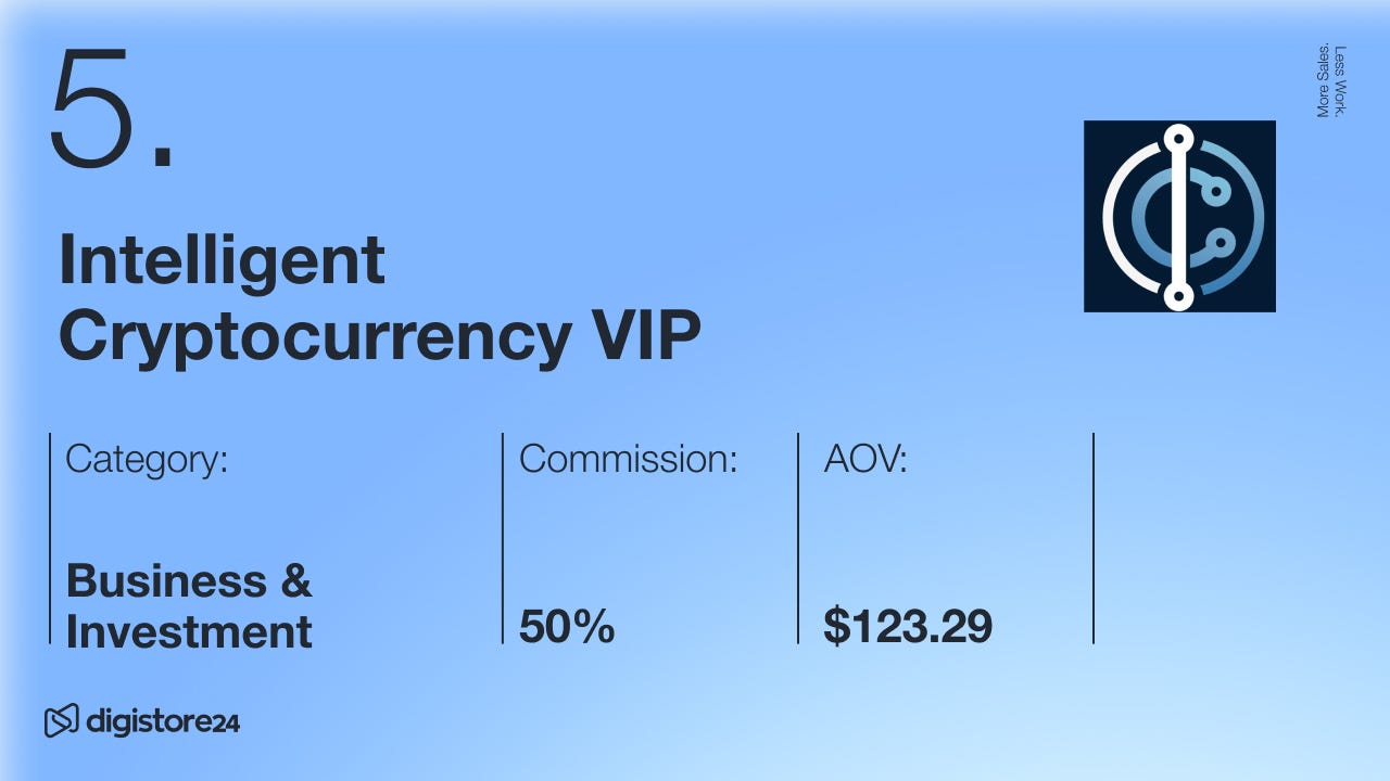 Intelligent Cryptocurrency VIP Digistore24