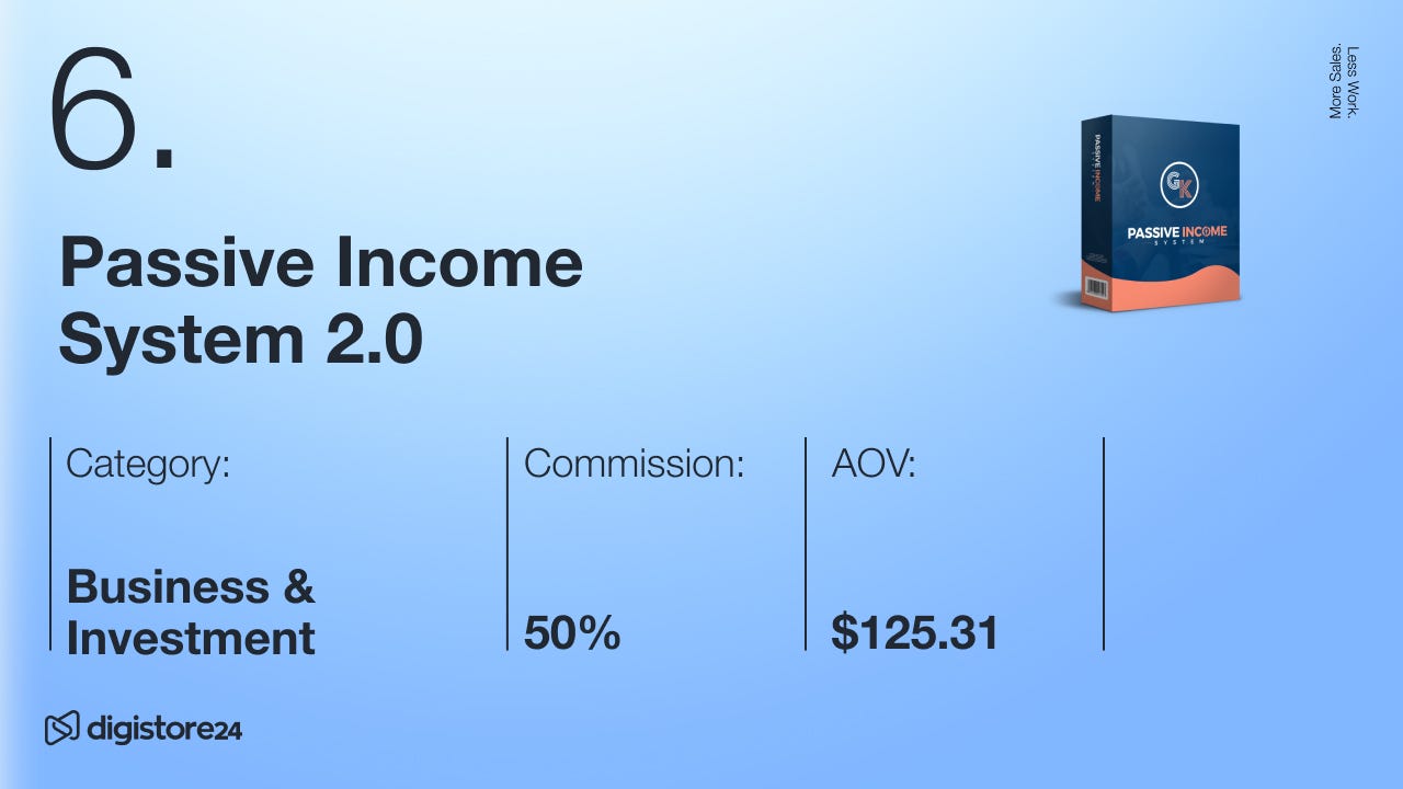 Passive Income System 2.0 Digistore24
