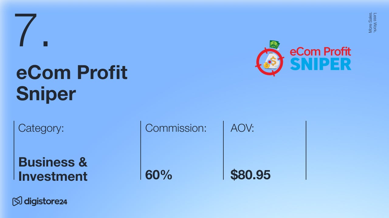 eCom Profit Sniper Digistore24