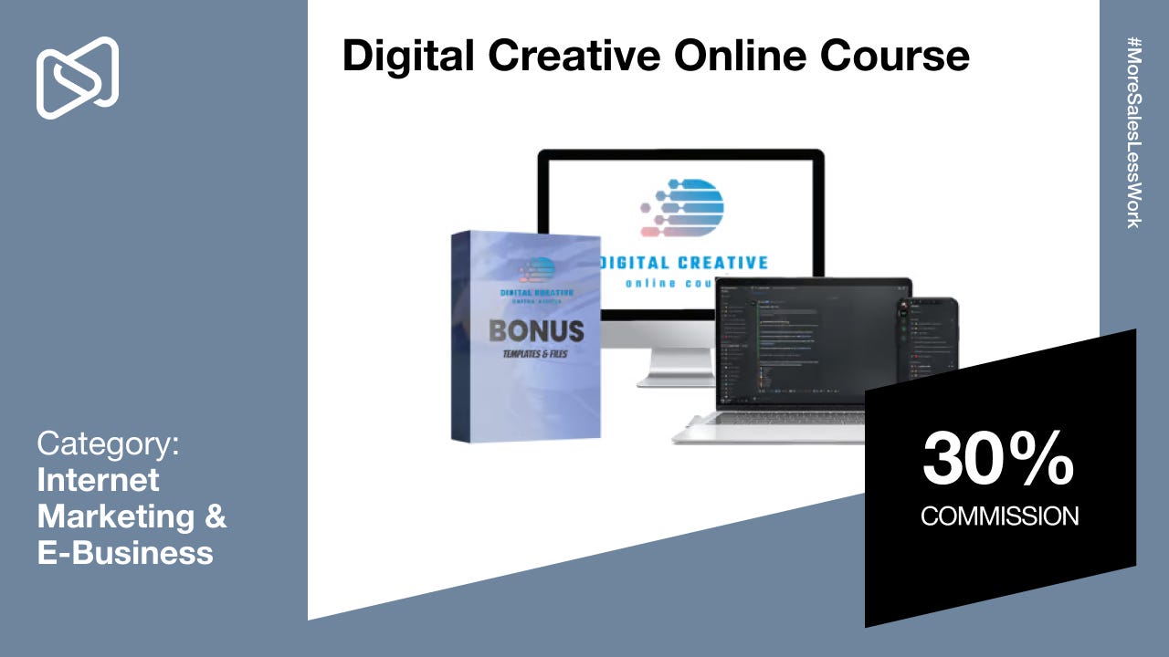 Digital Creative Online Course on Digistore24