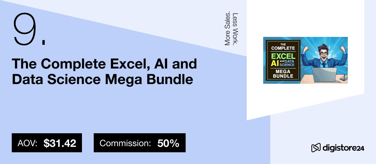 The Complete Excel, AI and Data Science Mega Bundle Digistore24