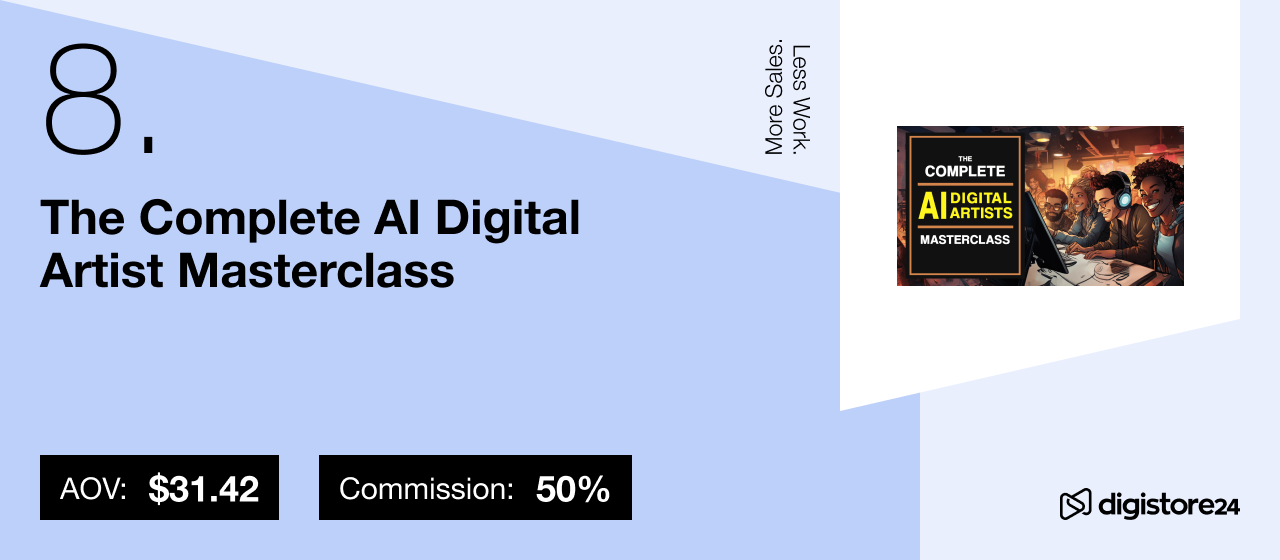 The Complete AI Digital Artist Masterclass Digistore24