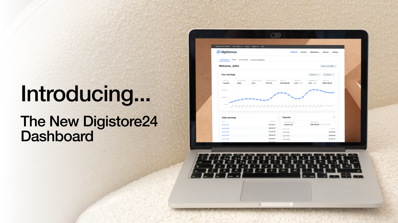 Introducing the New Digistore24 Dashboard: Instant Insights for Smarter Growth