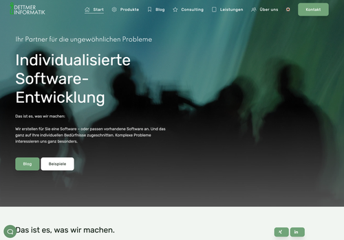 homepage dettmer informatik