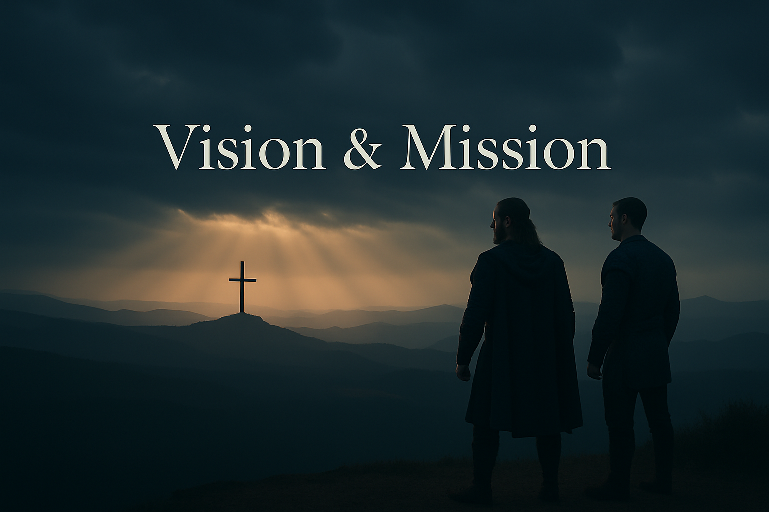 Vision & Mission – Männlichkeit in göttlicher Bestimmung Zwei Männer blicken in die Ferne. Nicht auf Erfolg, nicht auf Macht – sondern auf das Kreuz. Es ist ein Symbol für Herkunft, Richtung und Berufung. Denn wahre Männlichkeit entsteht nicht aus Druck oder Image – sondern aus Identität, die von Gott kommt. Wir glauben: Männer sind berufen, Väter, Leiter und Krieger zu sein. Nicht zur Selbstverwirklichung, sondern zum Dienen. Nicht zur Selbstdarstellung, sondern zur Hingabe. Unsere Vision ist klar: Männer sollen zurückfinden – zu Klarheit, Kraft und innerer Freiheit. Unsere Mission: Männer auf dieser Reise zu begleiten. Mit tiefgehendem Männercoaching, geistlich fundiert, psychologisch geschult, praktisch erlebbar. Männlichkeit ist kein Klischee. Sie ist ein Ruf. Und genau dafür ist dieses Training gemacht. Für Männer, die spüren, dass da mehr ist – und bereit sind, aufzubrechen.