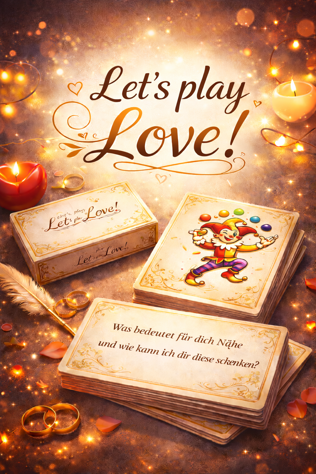 Das spendenbasierte Ehe-Kartenspiel, dass dich deiner Frau um Längen näher bringt! Jetzt zum Download in unserer Heldenschmiede. 