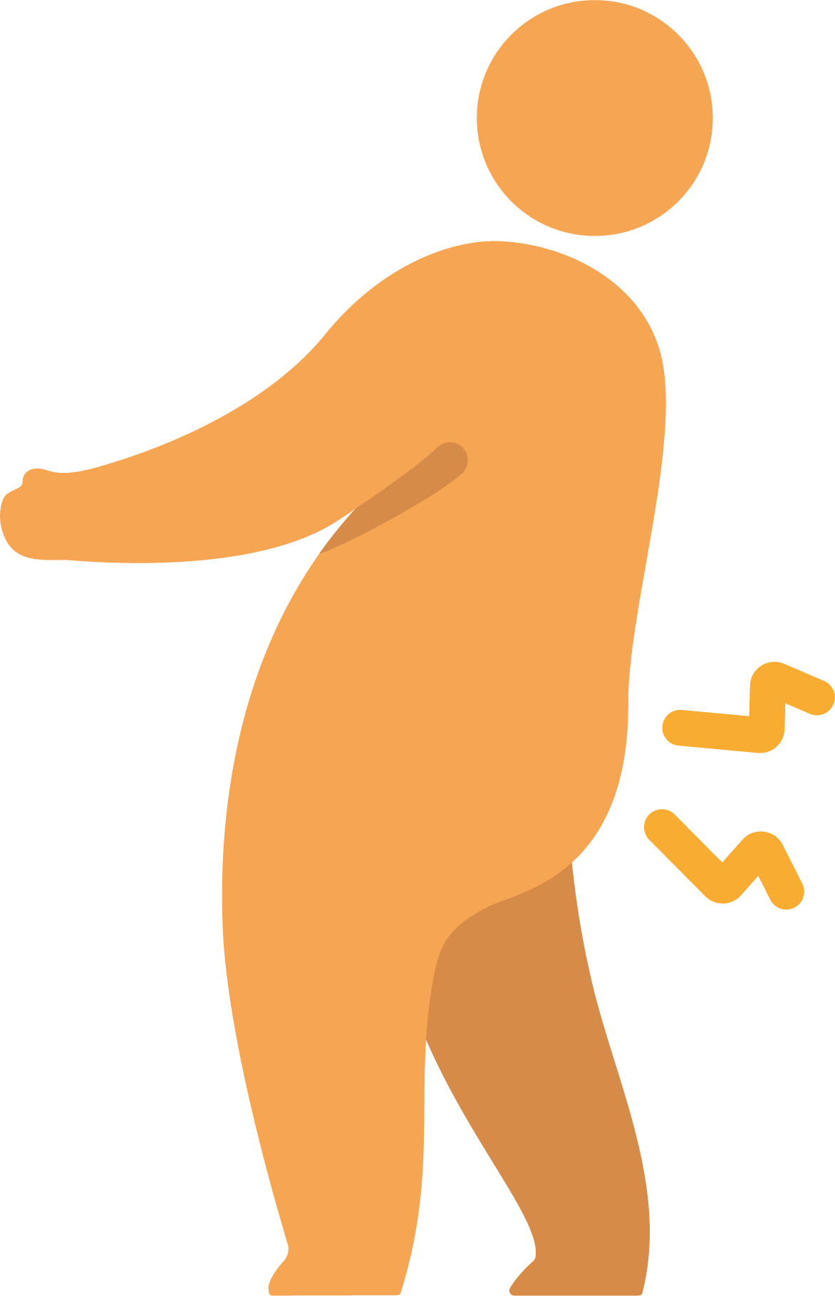 alte Verletzungen (z. B. Schulter, Knie, Rücken)