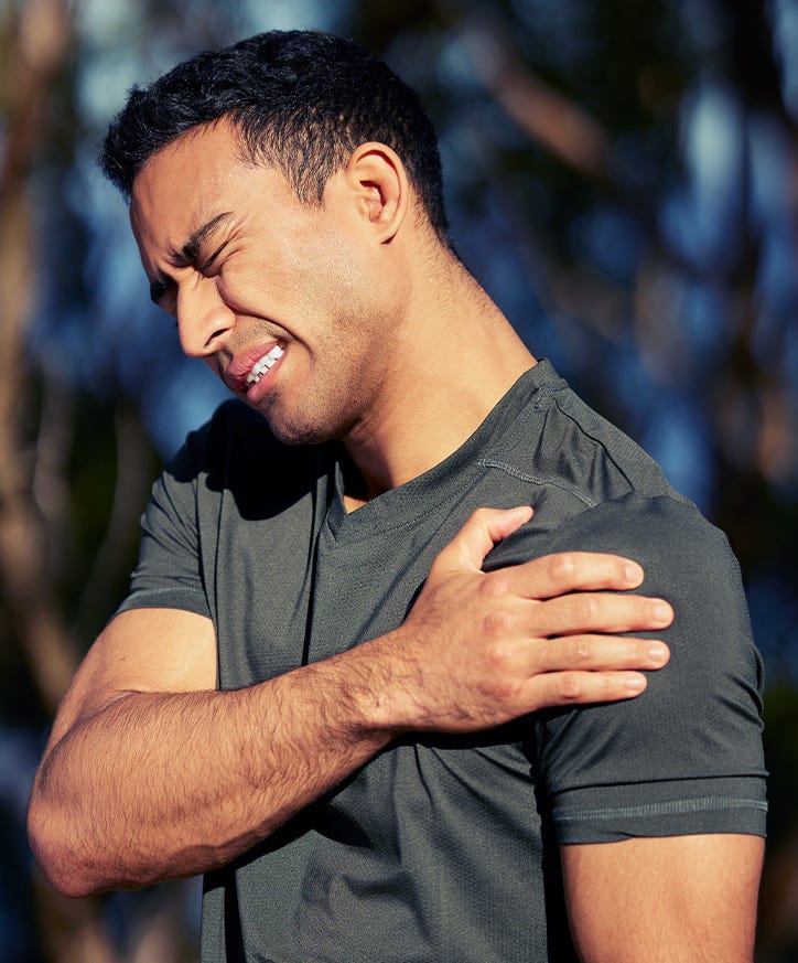 Deine Schulter ist blockiert