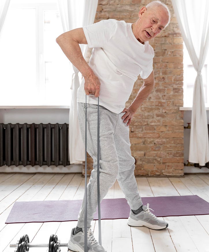 Dein Rücken zieht auf einer Seite mehr als auf der anderen. 