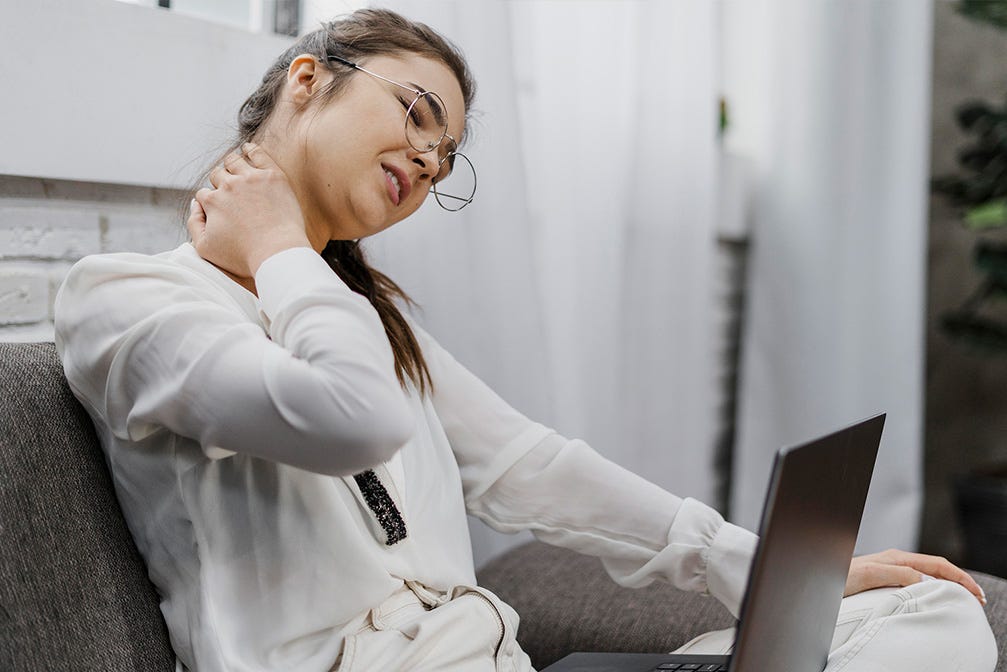 Dein Nacken blockiert