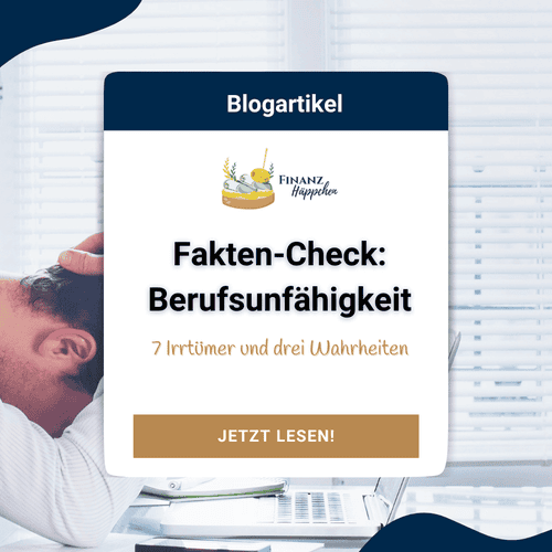 Titelbild zum Blogartikel: "Fakten-Check: Berufsunfähigkeit - 7 Irrtümer und drei Wahrheiten".